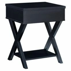 Brand new 👏 The Gray Barn Tristan Grange Rustic 20-inch 1-shelf Lift-top Side Table Black ✔️ -The Gray Barn Shop unnamed file 1781