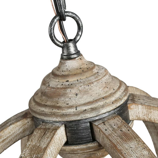Best reviews of π The Gray Barn Globe Farmhouse Pendant Lighting With Distressed Wood For Kitchen Island - W 15.7"x H 21.5" 𧨠8 Best reviews of π The Gray Barn Globe Farmhouse Pendant Lighting With Distressed Wood For Kitchen Island - W 15.7"x H 21.5" 𧨠- Image 6