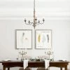 Promo ❤️ The Gray Barn Farmhouse 5-Light Chandelier French Country Wood Light Fixture For Living Room - D23"XH24.5" 🔥 -The Gray Barn Shop unnamed file 1816