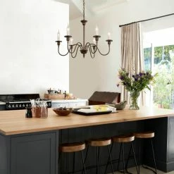 New 😍 The Gray Barn Modern Farmhouse 6-Light Metal Candle Chandelier For Dining Room - W26.5"x H19.5" 🥰 -The Gray Barn Shop unnamed file 1834