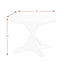 Brand new 🎁 The Gray Barn Whistle Stop Round Standard Height Dining Table 🥰 -The Gray Barn Shop unnamed file 185