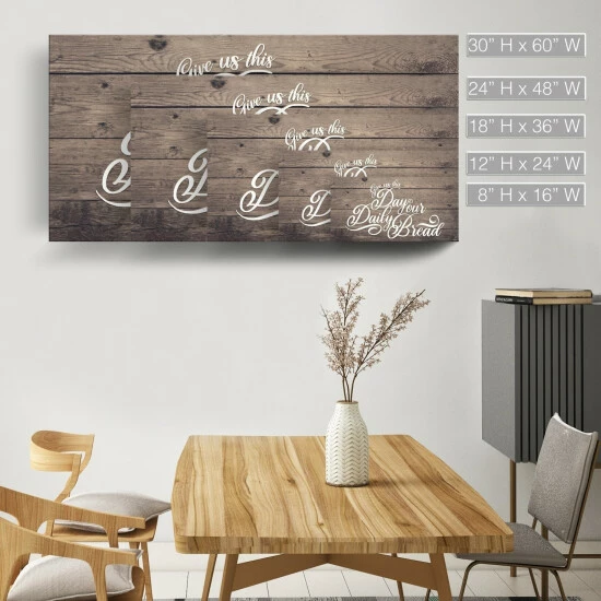 Flash Sale π― The Gray Barn 'Prayer' Wrapped Canvas Kitchen Wall Art β 5 Flash Sale π― The Gray Barn 'Prayer' Wrapped Canvas Kitchen Wall Art β - Image 3