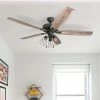 Wholesale 🥰 The Gray Barn Manderston 60-inch Coastal Indoor LED Ceiling Fan With Remote Control 5 Reversible Blades - 60 💯