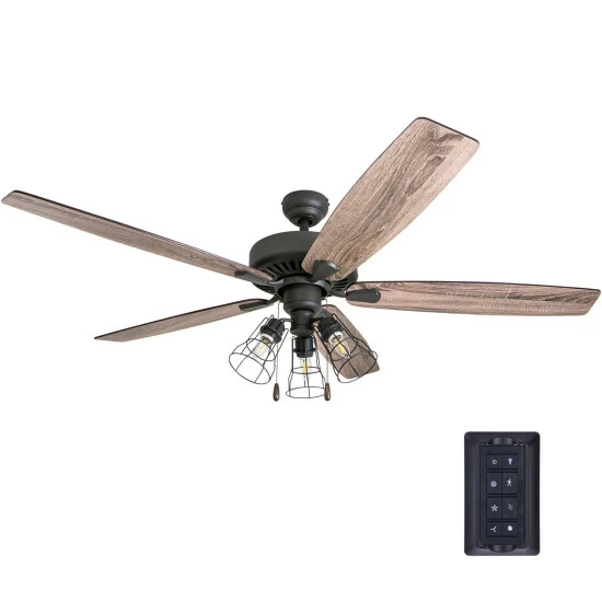 Wholesale π₯° The Gray Barn Manderston 60-inch Coastal Indoor LED Ceiling Fan With Remote Control 5 Reversible Blades - 60 π― 4 Wholesale π₯° The Gray Barn Manderston 60-inch Coastal Indoor LED Ceiling Fan With Remote Control 5 Reversible Blades - 60 π― - Image 2