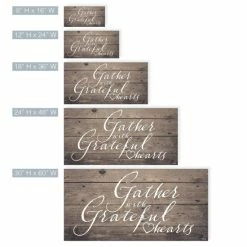 Best Sale 🔥 The Gray Barn 'Grateful Hearts' Wrapped Canvas Harvest Wall Art 😀 -The Gray Barn Shop unnamed file 1919