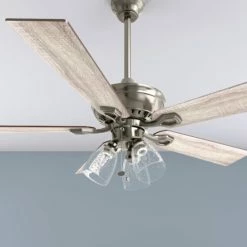 Cheapest π€© The Gray Barn Grumio Antique Pewter 52-inch Ceiling Fan With 5 Barnwood Blades β