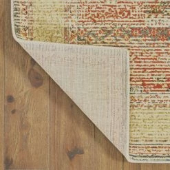 Best Pirce ⭐ The Gray Barn Redbone Distressed Medallion Ivory And Orange Area Rug Ivory/orange ⭐ -The Gray Barn Shop unnamed file 1940