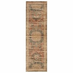 Best Pirce ⭐ The Gray Barn Redbone Distressed Medallion Ivory And Orange Area Rug Ivory/orange ⭐ -The Gray Barn Shop unnamed file 1942