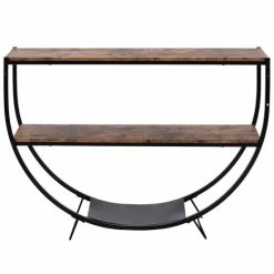 Brand new 🧨 The Gray Barn Highfield Rustic Industrial Console Table Brown 💯 -The Gray Barn Shop unnamed file 1948