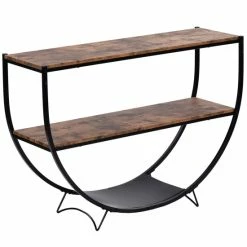 Brand new 🧨 The Gray Barn Highfield Rustic Industrial Console Table Brown 💯 -The Gray Barn Shop unnamed file 1949