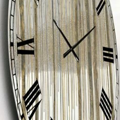 Promo 🥰 The Gray Barn Jartop 'Forest In Winter Gold' Cabin And Lodge Oversized Metal Clock ✨ -The Gray Barn Shop unnamed file 1956