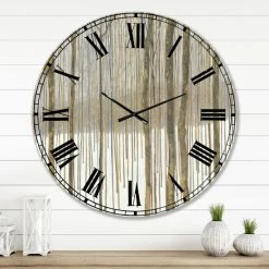 Promo 🥰 The Gray Barn Jartop 'Forest In Winter Gold' Cabin And Lodge Oversized Metal Clock ✨ -The Gray Barn Shop unnamed file 1961