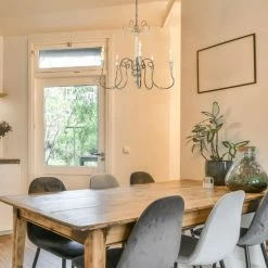 Hot Sale 🛒 The Gray Barn Ingleside 5-Light Distressed Wood Chandelier - W27.5"x H28.5" 👏 -The Gray Barn Shop unnamed file 1988