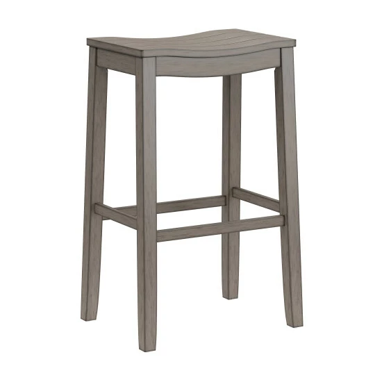 Best Pirce π― The Gray Barn Hillsdale Furniture Fiddler Wood Backless Bar Height Stool, Aged Gray - 30"H X 18"W X 12"D β 4 Best Pirce π― The Gray Barn Hillsdale Furniture Fiddler Wood Backless Bar Height Stool, Aged Gray - 30"H X 18"W X 12"D β - Image 2