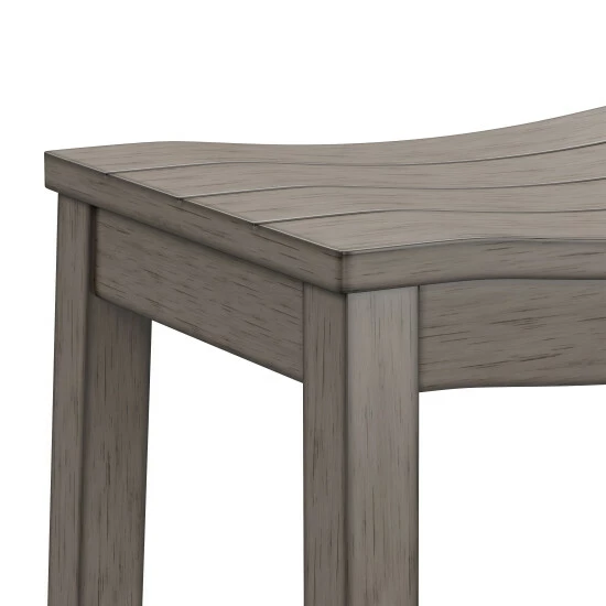 Best Pirce π― The Gray Barn Hillsdale Furniture Fiddler Wood Backless Bar Height Stool, Aged Gray - 30"H X 18"W X 12"D β 9 Best Pirce π― The Gray Barn Hillsdale Furniture Fiddler Wood Backless Bar Height Stool, Aged Gray - 30"H X 18"W X 12"D β - Image 7