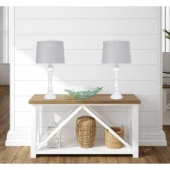 Brand new 🛒 The Gray Barn Dinky Creek Polyresin Table Lamp Off-white/taupe-grey 🔥 -The Gray Barn Shop unnamed file 2091