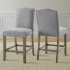 Buy 😀 The Gray Barn Garfield Driftwood Grey Counter Chair - Set Of 2 🎉 -The Gray Barn Shop unnamed file 2094