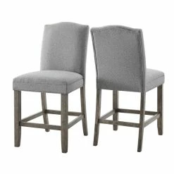 Buy 😀 The Gray Barn Garfield Driftwood Grey Counter Chair - Set Of 2 🎉 -The Gray Barn Shop unnamed file 2101