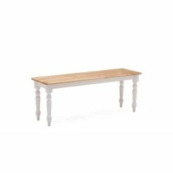Best reviews of 🔥 The Gray Barn Grassway White Farmhouse Dining Bench ✔️