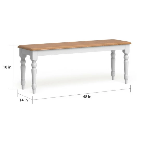 Best reviews of π₯ The Gray Barn Grassway White Farmhouse Dining Bench βοΈ 7 Best reviews of π₯ The Gray Barn Grassway White Farmhouse Dining Bench βοΈ - Image 5