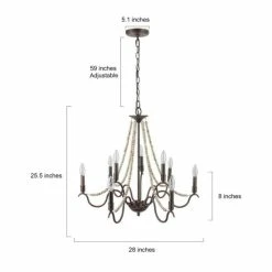 Promo π The Gray Barn Windy Bracken 9-light Wood Beaded French Country Chandelier - D28"xH25.5" π₯° 14 Promo π The Gray Barn Windy Bracken 9-light Wood Beaded French Country Chandelier - D28"xH25.5" π₯° -The Gray Barn Shop unnamed file 2124