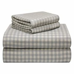 Budget 😉 The Gray Barn Clarence Plaid Luxury Flannel Bed Sheet Set Manchester 🛒 -The Gray Barn Shop unnamed file 2131