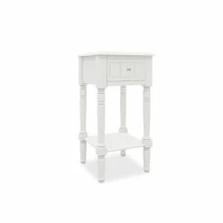 Best Pirce ✨ The Gray Barn Robert 28-inch Square Accent Table White 🎁