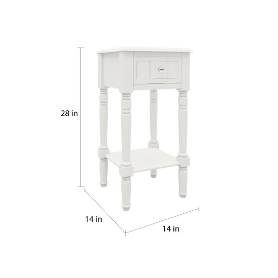 Best Pirce β¨ The Gray Barn Robert 28-inch Square Accent Table White π 5 Best Pirce β¨ The Gray Barn Robert 28-inch Square Accent Table White π - Image 3