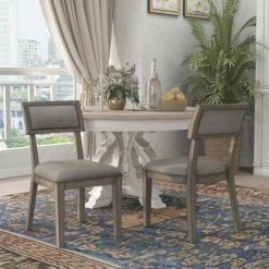 New 😍 The Gray Barn Melody Fields Rustic Grey Side Chairs (Set Of 2) 😀