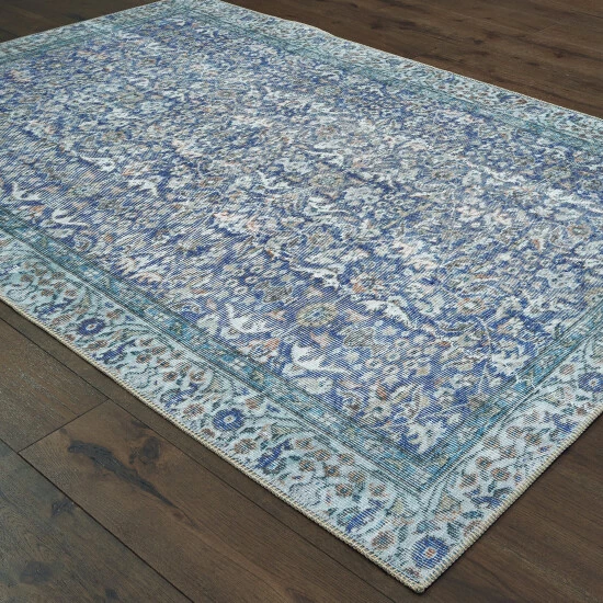 New π The Gray Barn Ivy Hollow Distressed Floral Blue Area Rug π₯ 3 New π The Gray Barn Ivy Hollow Distressed Floral Blue Area Rug π₯