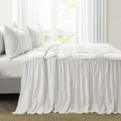 Promo 😀 The Gray Barn Peony Grove Ruffled Embroidery 3-piece Bedspread Set White 🔥 -The Gray Barn Shop unnamed file 2172
