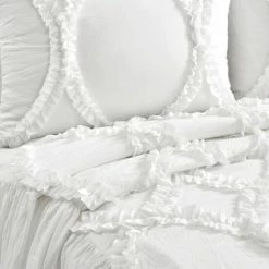 Promo 😀 The Gray Barn Peony Grove Ruffled Embroidery 3-piece Bedspread Set White 🔥 -The Gray Barn Shop unnamed file 2174
