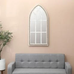 Best deal ⭐ The Gray Barn Spehar Rustic Wood Cathedral Wall Mirror 😉