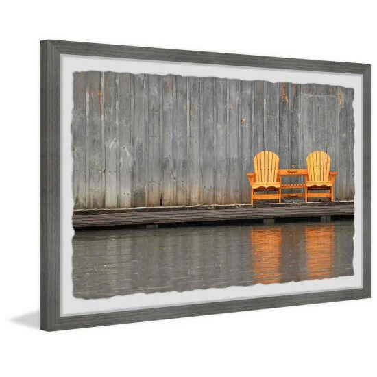Best Sale π The Gray Barn 'Golden Chairs' Framed Painting Print π 4 Best Sale π The Gray Barn 'Golden Chairs' Framed Painting Print π - Image 2
