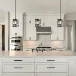 Cheap 🥰 The Gray Barn Modern Industrial1-Light Pendant For Kitchen Black With White Spots 🔔 -The Gray Barn Shop unnamed file 2293