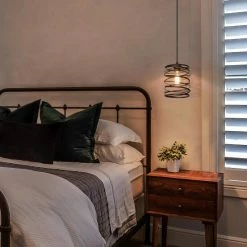 Cheap 🥰 The Gray Barn Modern Industrial1-Light Pendant For Kitchen Black With White Spots 🔔 -The Gray Barn Shop unnamed file 2295