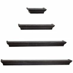 Best reviews of 😀 The Gray Barn Norwich Black Floating Shelves With Crown Molding (Set Of 4) 🔔 -The Gray Barn Shop unnamed file 2301