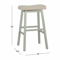 Coupon 🔔 The Gray Barn Nettle Bank Wood Backless Bar Height Stool, Light Aged Blue - 29H X 18W X 17.5D 🥰 -The Gray Barn Shop unnamed file 2332