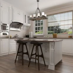 Discount 🥰 The Gray Barn Farmhouse 8-Light Wood Chandelier Island Lights For Dining Room - L29.9"xW13"xH22.8" 🤩 -The Gray Barn Shop unnamed file 2355