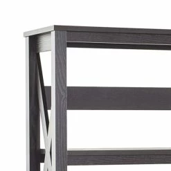 Buy 🔔 The Gray Barn Xanadu Hill X-frame Bookshelf Black Walnut 🥰 -The Gray Barn Shop unnamed file 2391