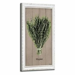 Budget ✨ The Gray Barn Botanical 'Thyme' Wrapped Canvas Kitchen Wall Art 👏