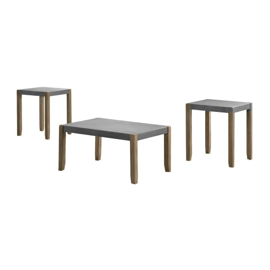 Flash Sale π The Gray Barn Enchanted Acre 3-piece Faux Concrete And Wood Table Set π 5 Flash Sale π The Gray Barn Enchanted Acre 3-piece Faux Concrete And Wood Table Set π - Image 3