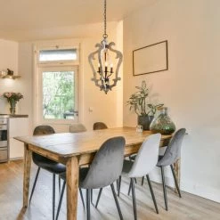 Best Pirce 🛒 The Gray Barn Hester Gulch 3-light Wood Chandelier Foyer Hanging Lantern - W 16.5"x H 29" 🧨 -The Gray Barn Shop unnamed file 2483