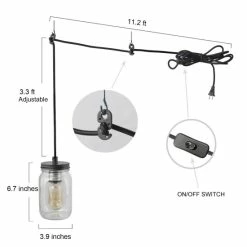 Best reviews of 😍 The Gray Barn Heavenly Winds 1-light Pendant Clear Glass Masson Jar ✨ -The Gray Barn Shop unnamed file 2530