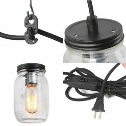 Best reviews of 😍 The Gray Barn Heavenly Winds 1-light Pendant Clear Glass Masson Jar ✨ -The Gray Barn Shop unnamed file 2531