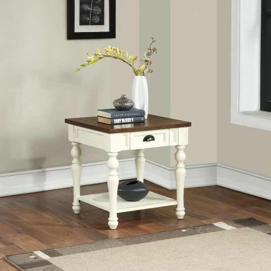 Cheapest π€© The Gray Barn Jillian Two-tone Ivory And Mocha Wood 1-drawer End Table βοΈ 3 Cheapest π€© The Gray Barn Jillian Two-tone Ivory And Mocha Wood 1-drawer End Table βοΈ