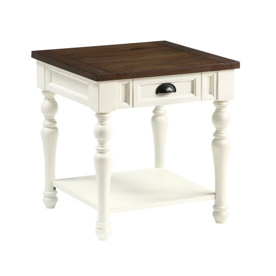 Cheapest π€© The Gray Barn Jillian Two-tone Ivory And Mocha Wood 1-drawer End Table βοΈ 4 Cheapest π€© The Gray Barn Jillian Two-tone Ivory And Mocha Wood 1-drawer End Table βοΈ - Image 2