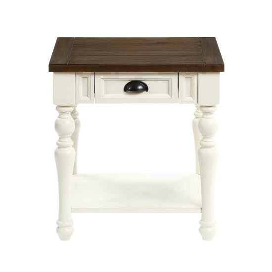 Cheapest π€© The Gray Barn Jillian Two-tone Ivory And Mocha Wood 1-drawer End Table βοΈ 5 Cheapest π€© The Gray Barn Jillian Two-tone Ivory And Mocha Wood 1-drawer End Table βοΈ - Image 3