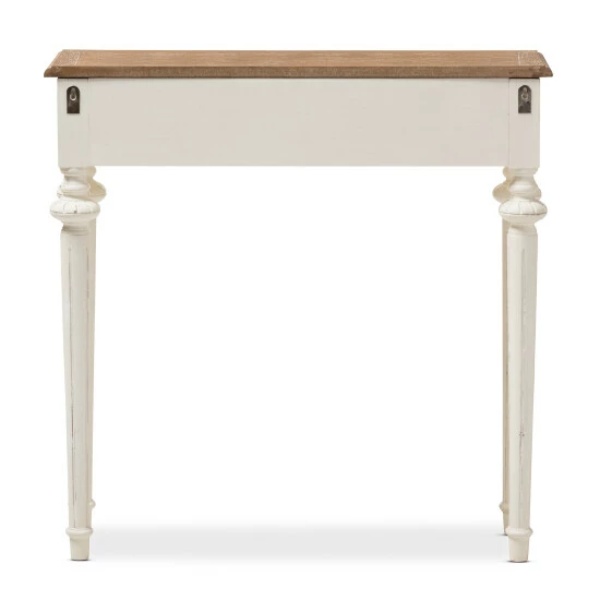 Promo π The Gray Barn Keene French Provincial Style Weathered Oak And White Wash Distressed Finish Wood Console Table π 7 Promo π The Gray Barn Keene French Provincial Style Weathered Oak And White Wash Distressed Finish Wood Console Table π - Image 5