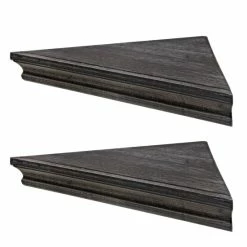Best Sale ⭐ The Gray Barn Haven Rustic Wood Floating Black Corner Shelves (Set Of 2) 💯 -The Gray Barn Shop unnamed file 2575
